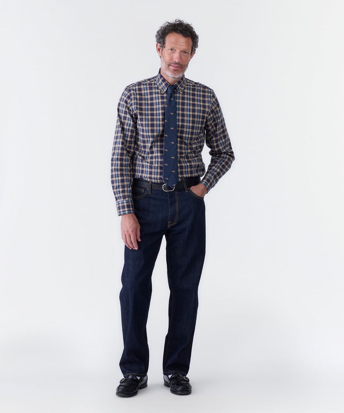 노아(NOAH) (U) 코튼 플레이드 셔츠 멀티 플레이드 COTTON PLAID SHIRT MULTI PLAID