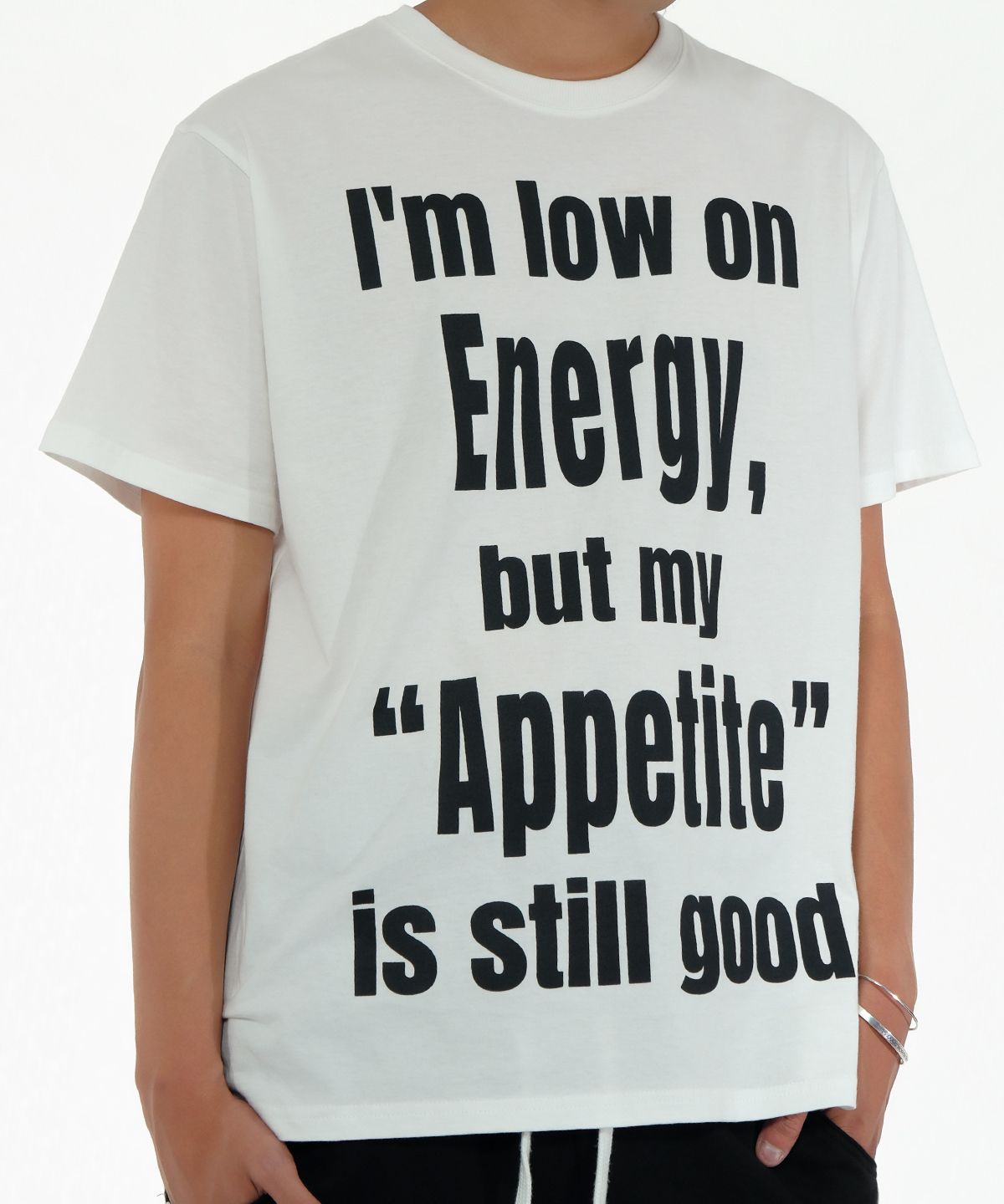 이에스씨 스튜디오(ESC STUDIO) Appetite t-shirt (white)