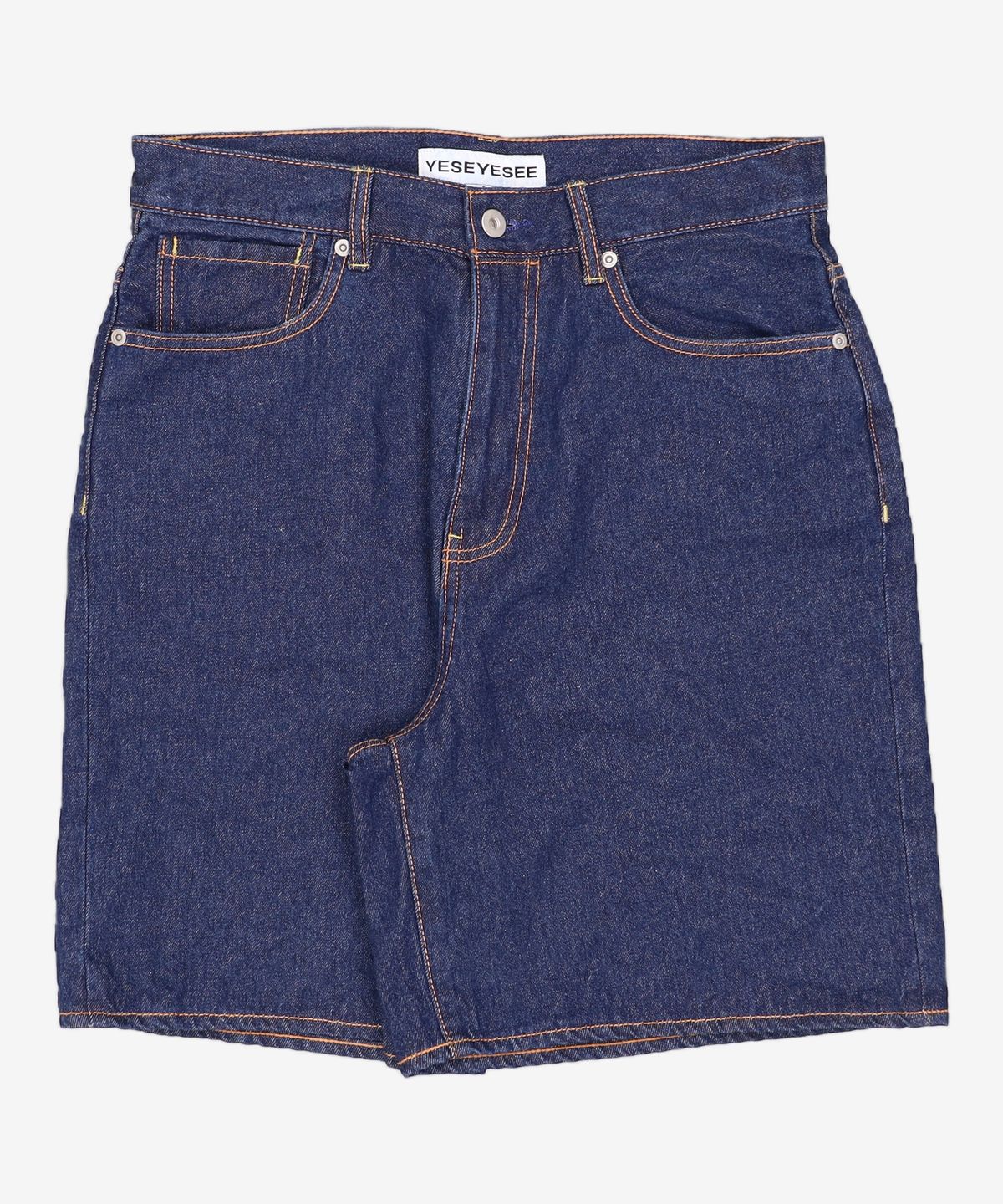 예스아이씨(YESEYESEE) [25SS] Basal 5 Pockets Denim Shorts Bleached Indigo S