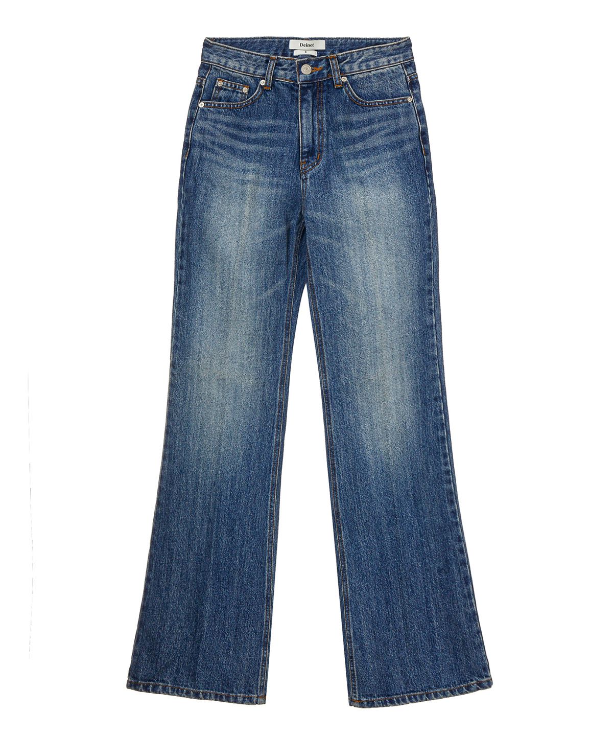 다이닛(DEINET) SLIM SEMI BOOTCUT DENIM IN BLUE