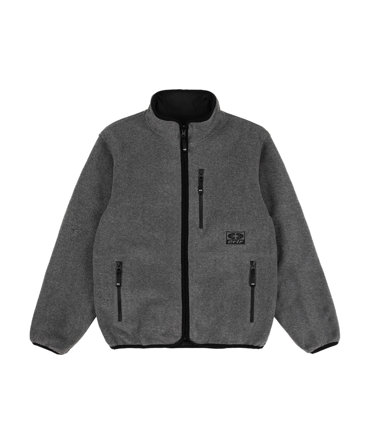 이알티알(ERTR) Essential Reversible Fleece Jacket Charcoal