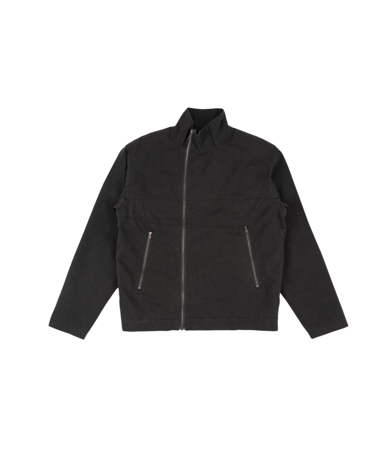 이알티알(ERTR) Side Zipper Scots Jacket Black