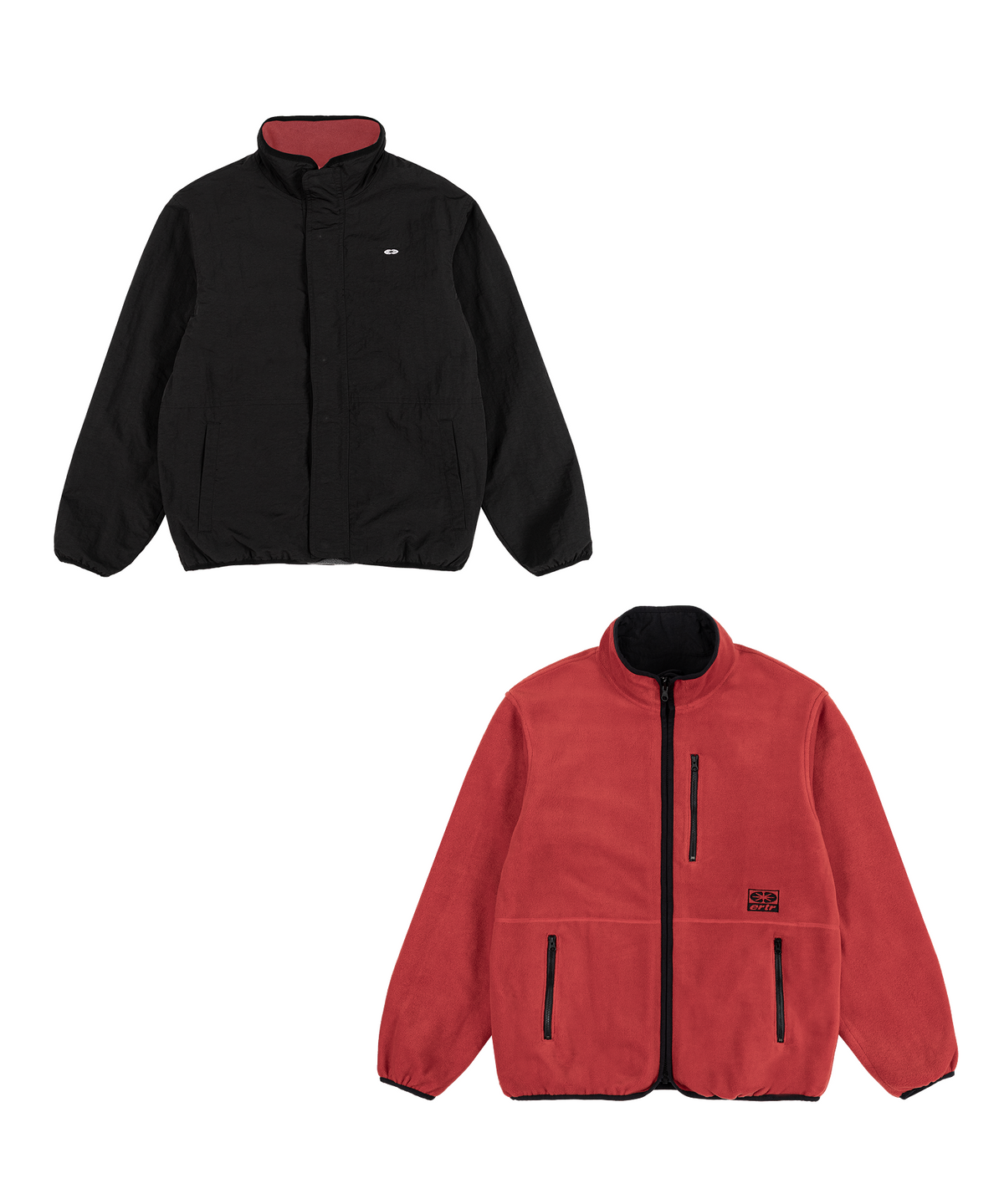 이알티알(ERTR) Essential Reversible Fleece Jacket Red