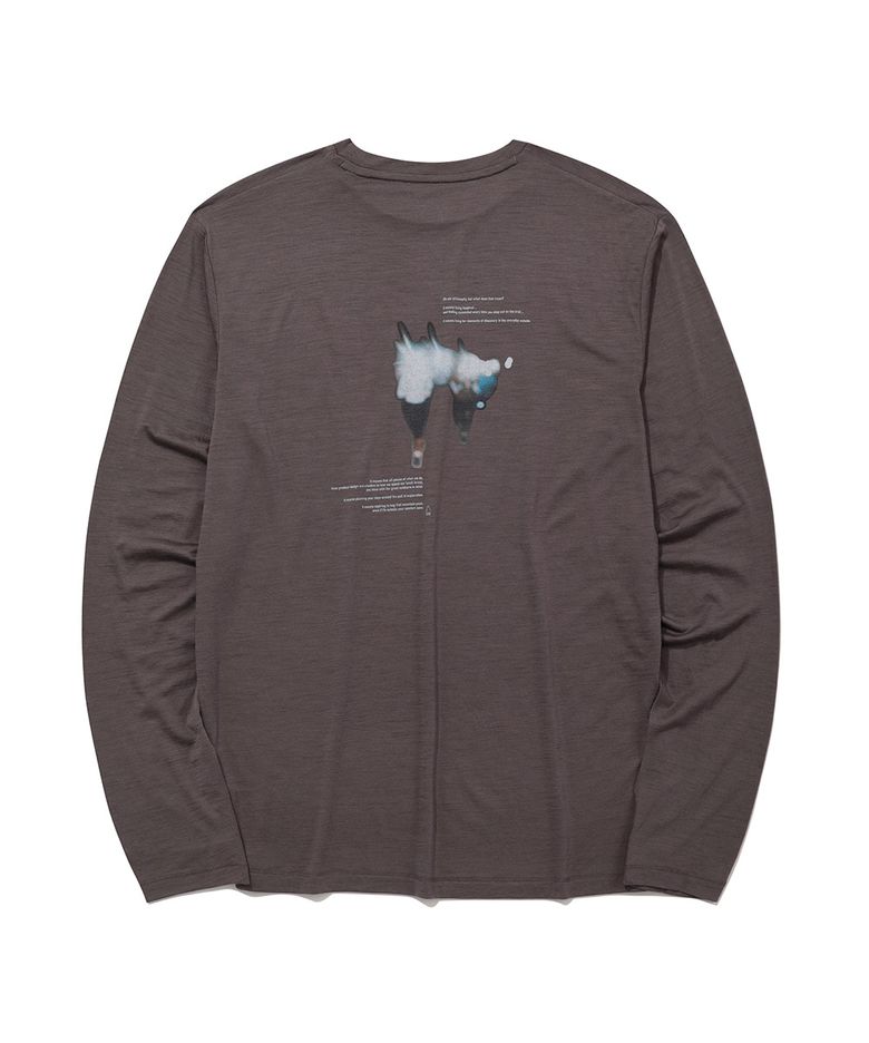시에라 울 일루전 롱슬리브 PURPLE GREY