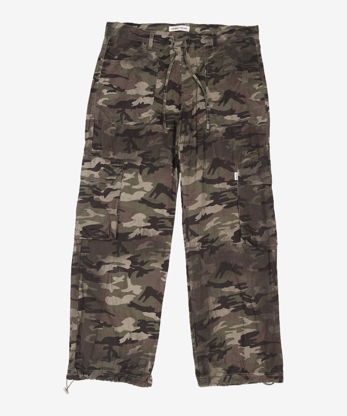 오디너리 홀리데이(ORDINARY HOLIDAY) CAMOUFLAGE CARGO WIDE PANTS [CAMOUFLAGE] CF