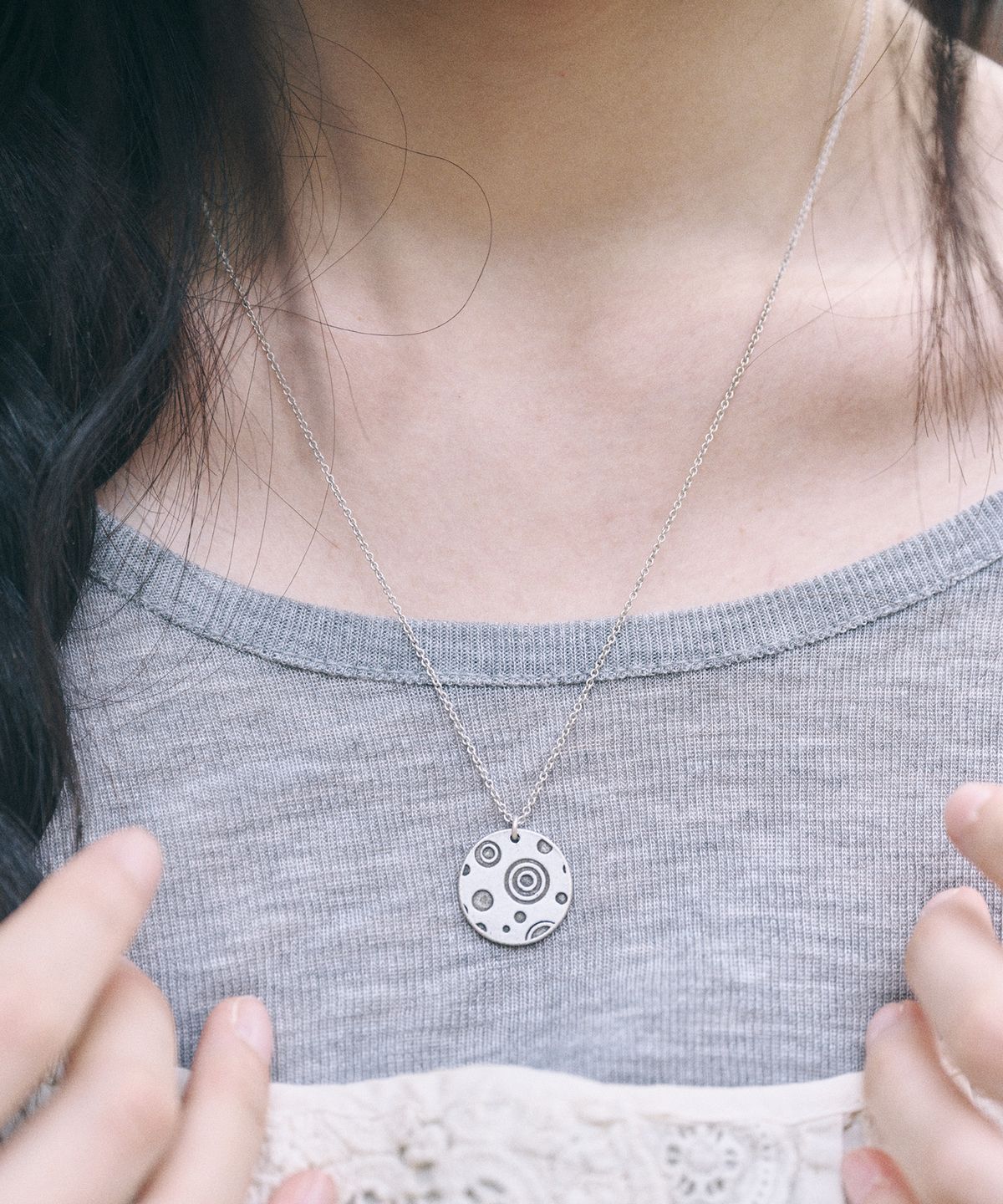 키이비(KIIBI) vintage orbit necklace