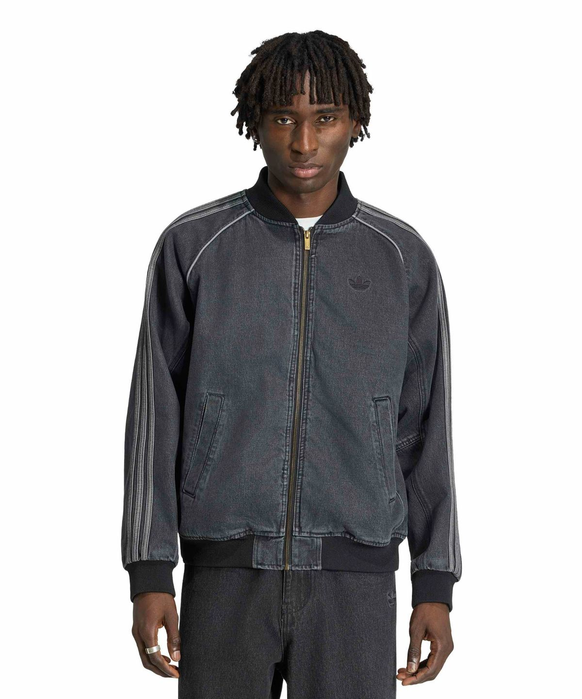 아디다스(ADIDAS) SST 데님 트랙탑 - 트루블랙데님 / IB6948