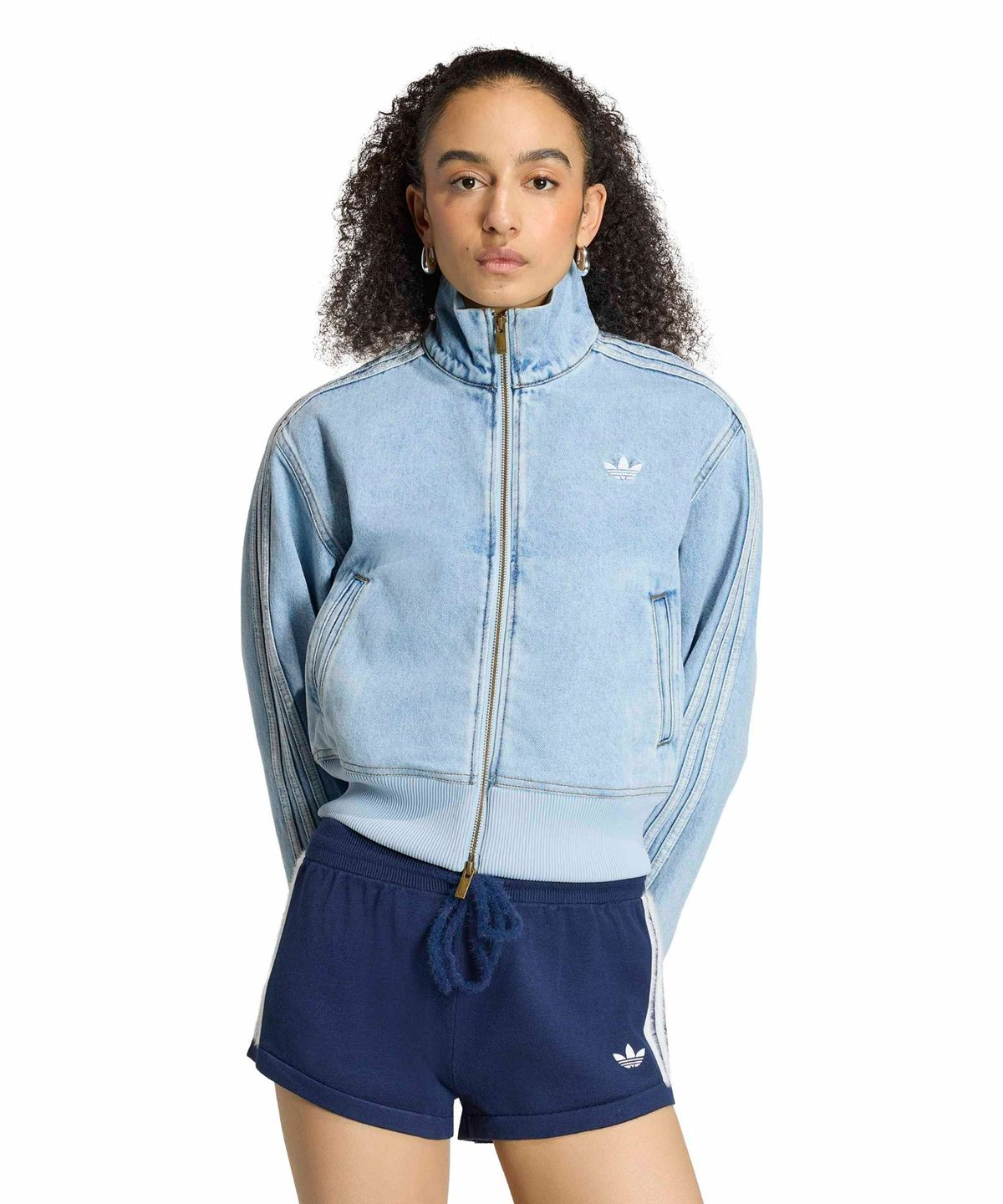 아디다스(ADIDAS) 파이어버드 데님 트랙탑 - 라이트블루데님 / KQ6492