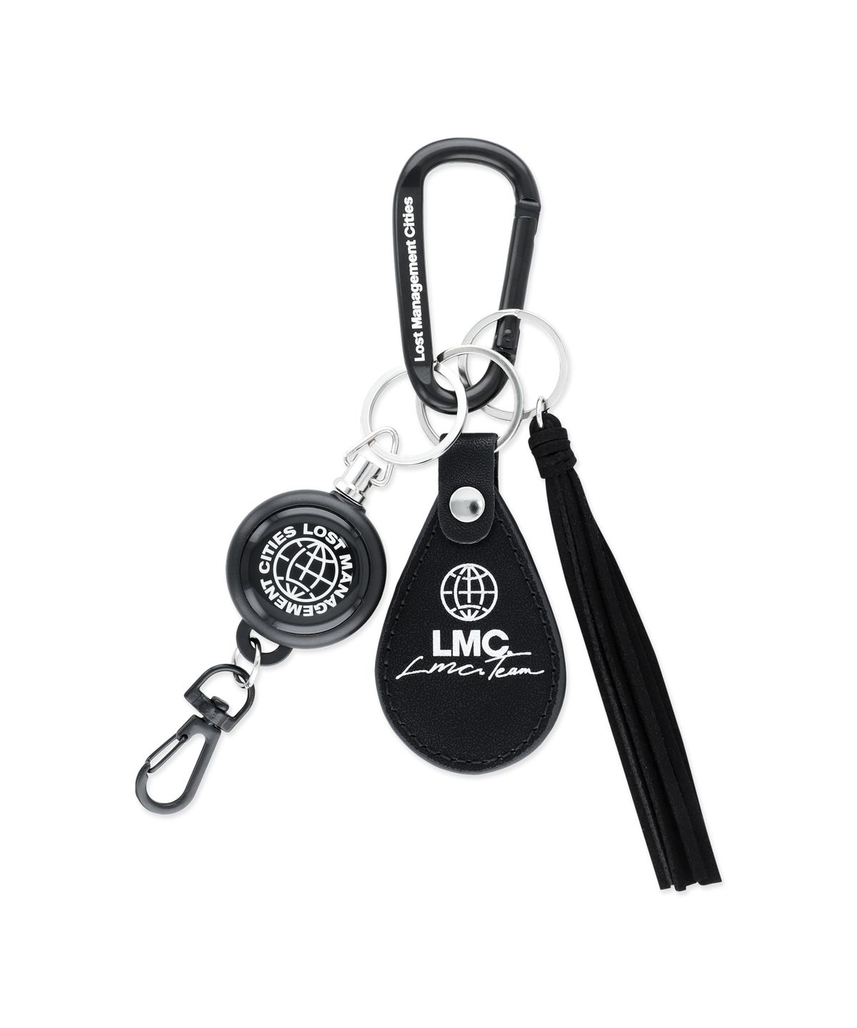 엘엠씨(LMC) CARABINER KEYRING black