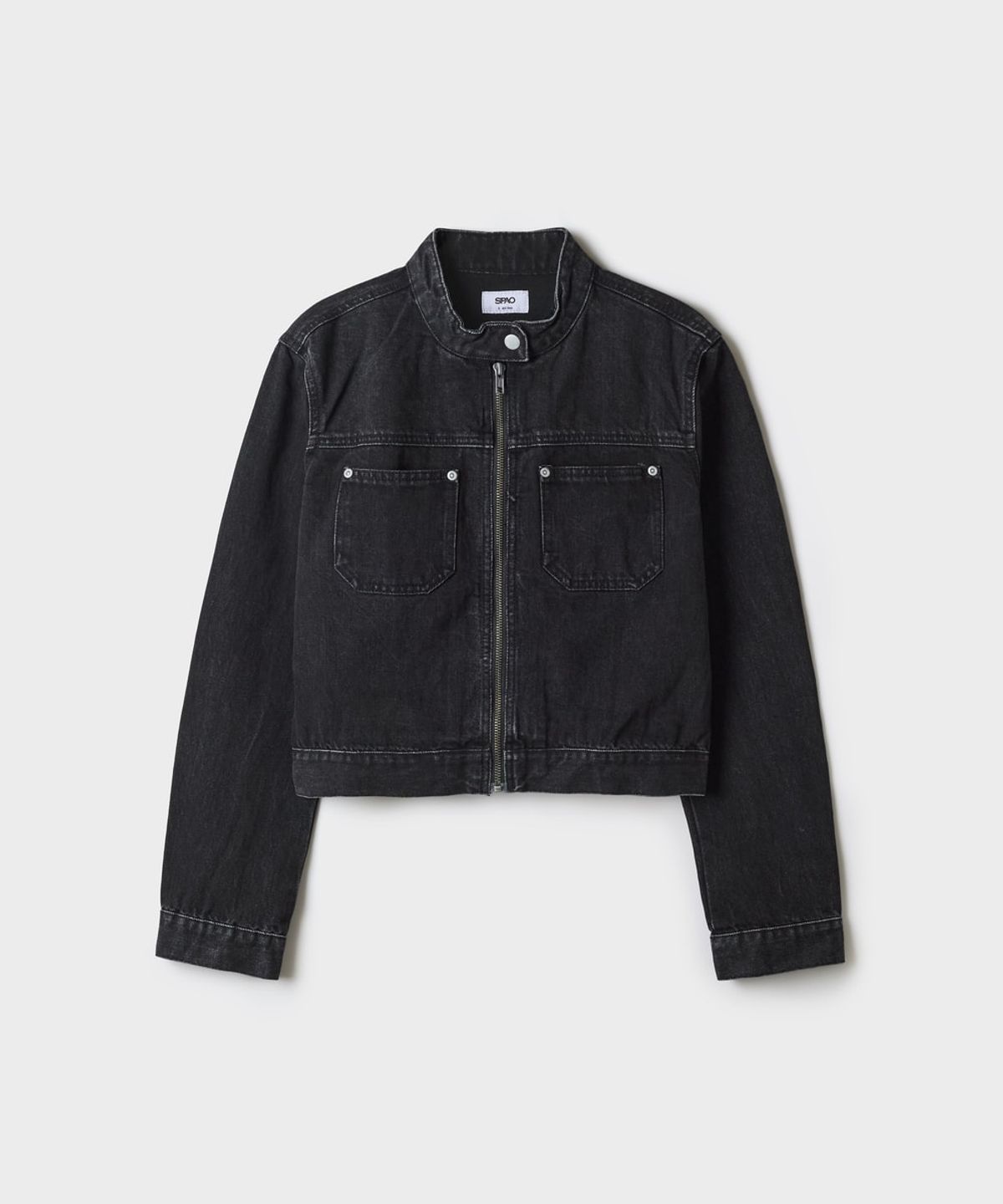스파오(SPAO) 데님 집업 재킷_SPJEG49G02