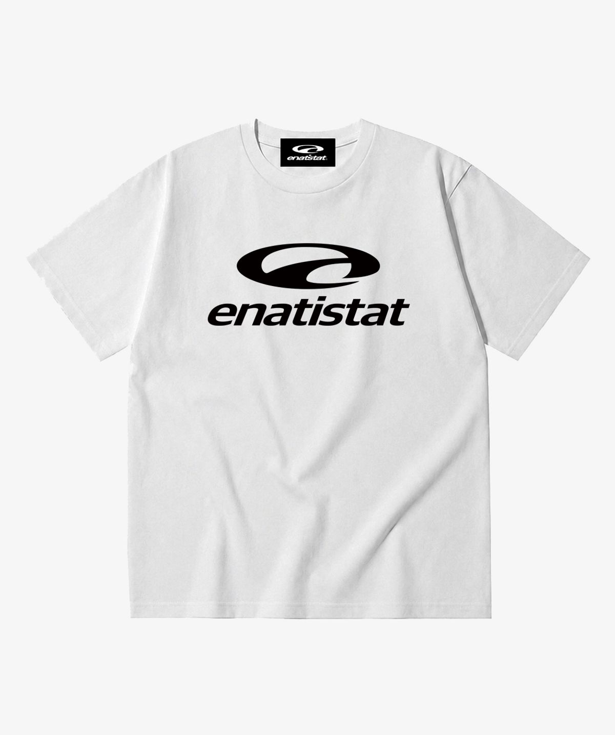 에나티스탯(ENATISTAT) ENATI CIRCLE LOGO TEE WHITE