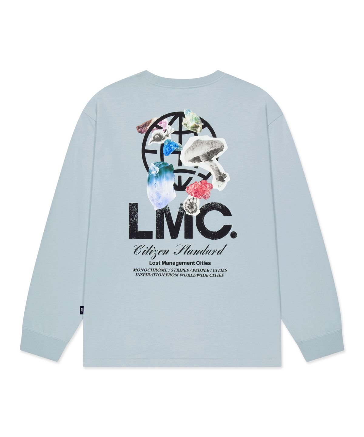 엘엠씨(LMC) STONE GLOBE LONG SLV TEE light mint