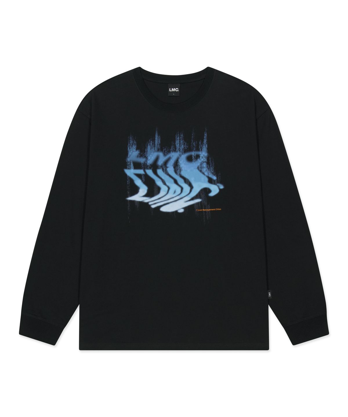 엘엠씨(LMC) GRADIANT WAVE LOGO LONG SLV TEE black