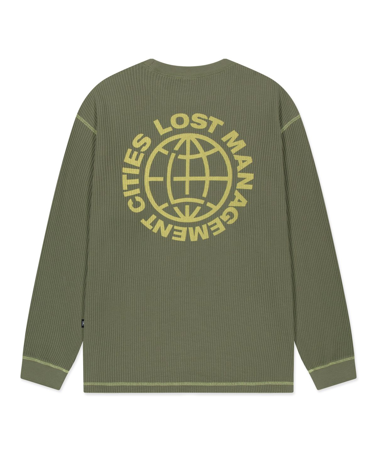 엘엠씨(LMC) OG COMBO WAFFLE LONG SLV TEE olive