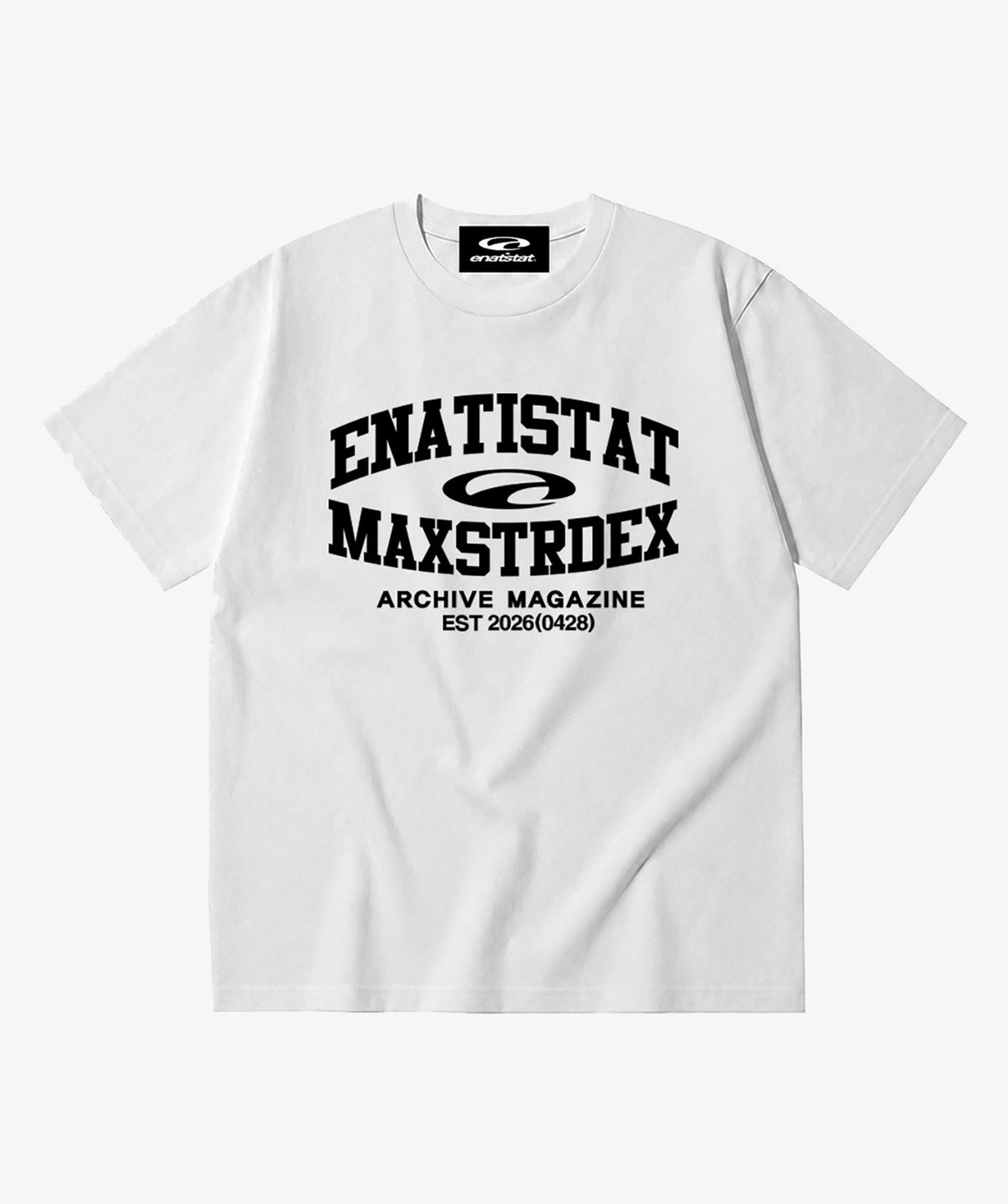 에나티스탯(ENATISTAT) ENATI MAXSTAT LOGO TEE WHITE