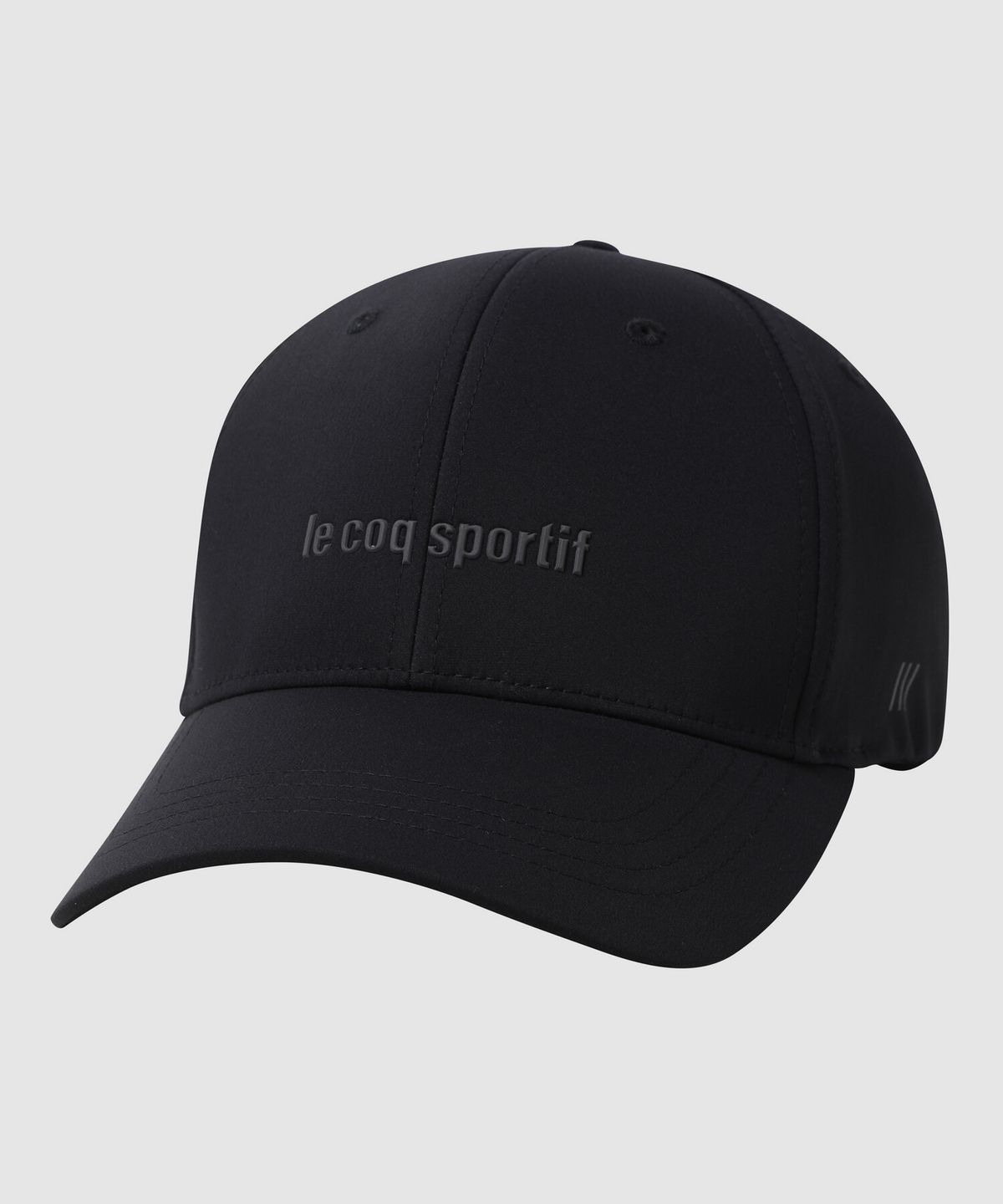 르꼬끄(LECOQ) 폴리 베이스 고주파 볼캡 - 블랙 QR323ACP83