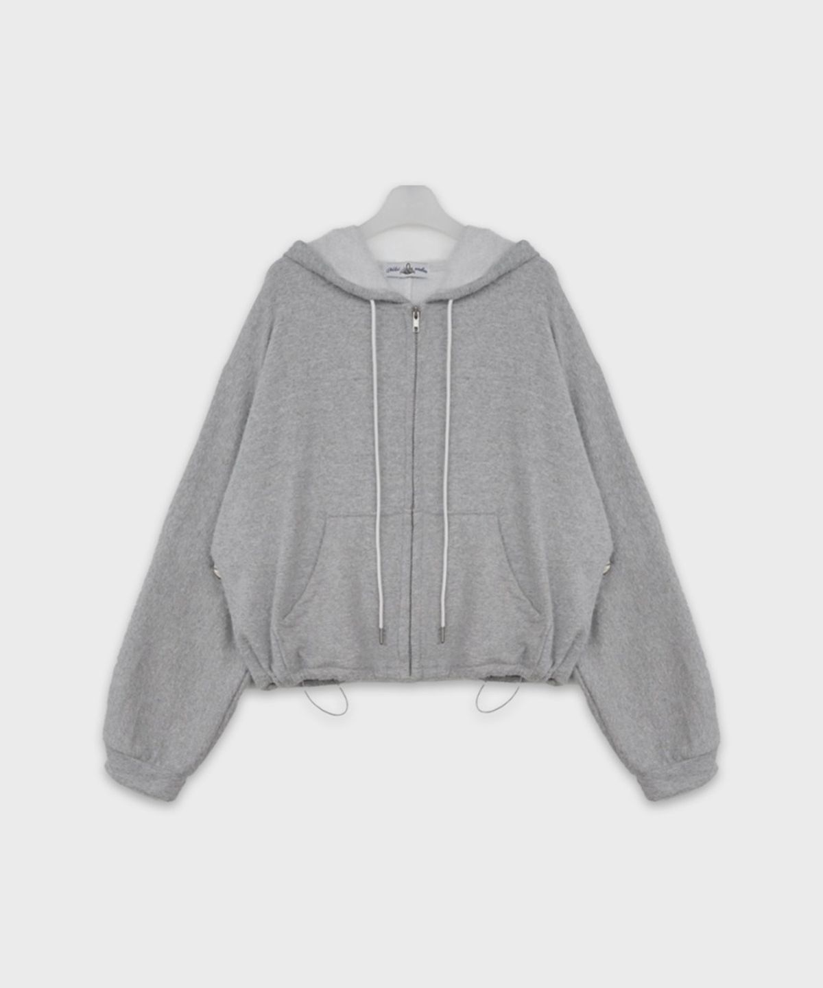 더밀루이(THEMILUI) Snow Hood Zip-Up (Melange)