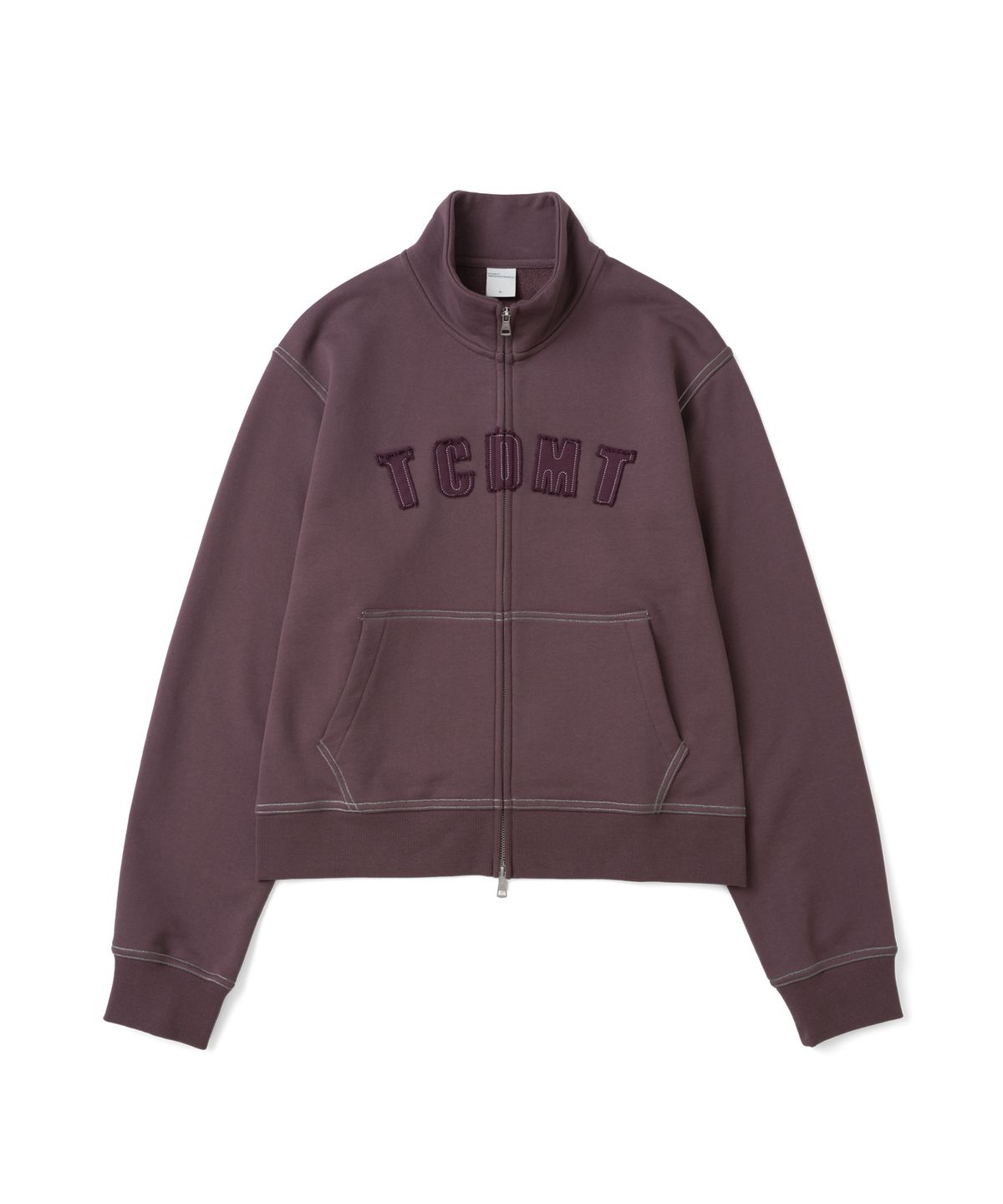 더콜디스트모먼트(THE COLDEST MOMENT) TCM tcdmt half neck zip-up (dusty purple)