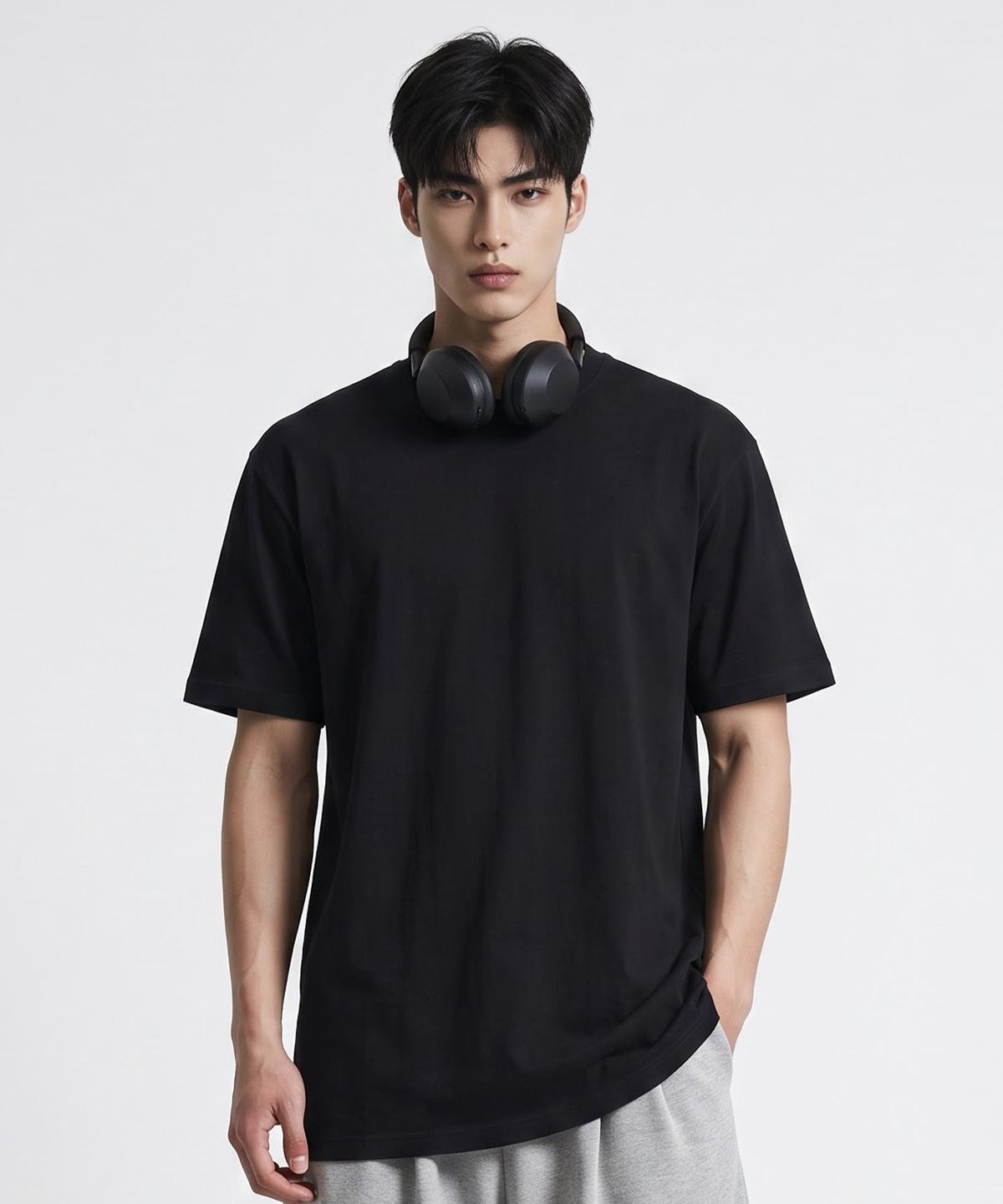 메종니아트(MAISON DE NEART) [2PACK]Layered Short Sleeve T-Shirt Cotton 20s