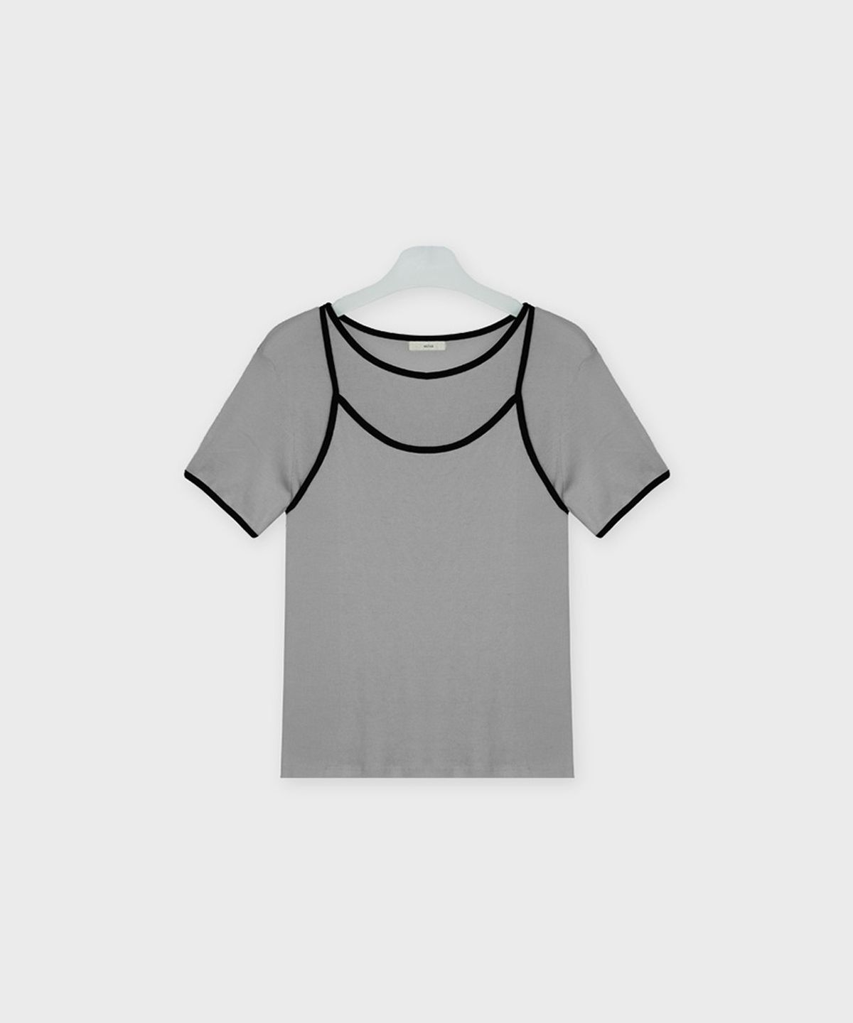 더밀루이(THEMILUI) Mild T-shirt Set (Gray)