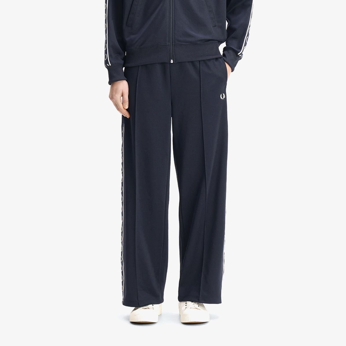 프레드페리(FRED PERRY) [Womens] 테잎 트랙 팬츠 - 네이비/화이트 AFPF2G33103-608