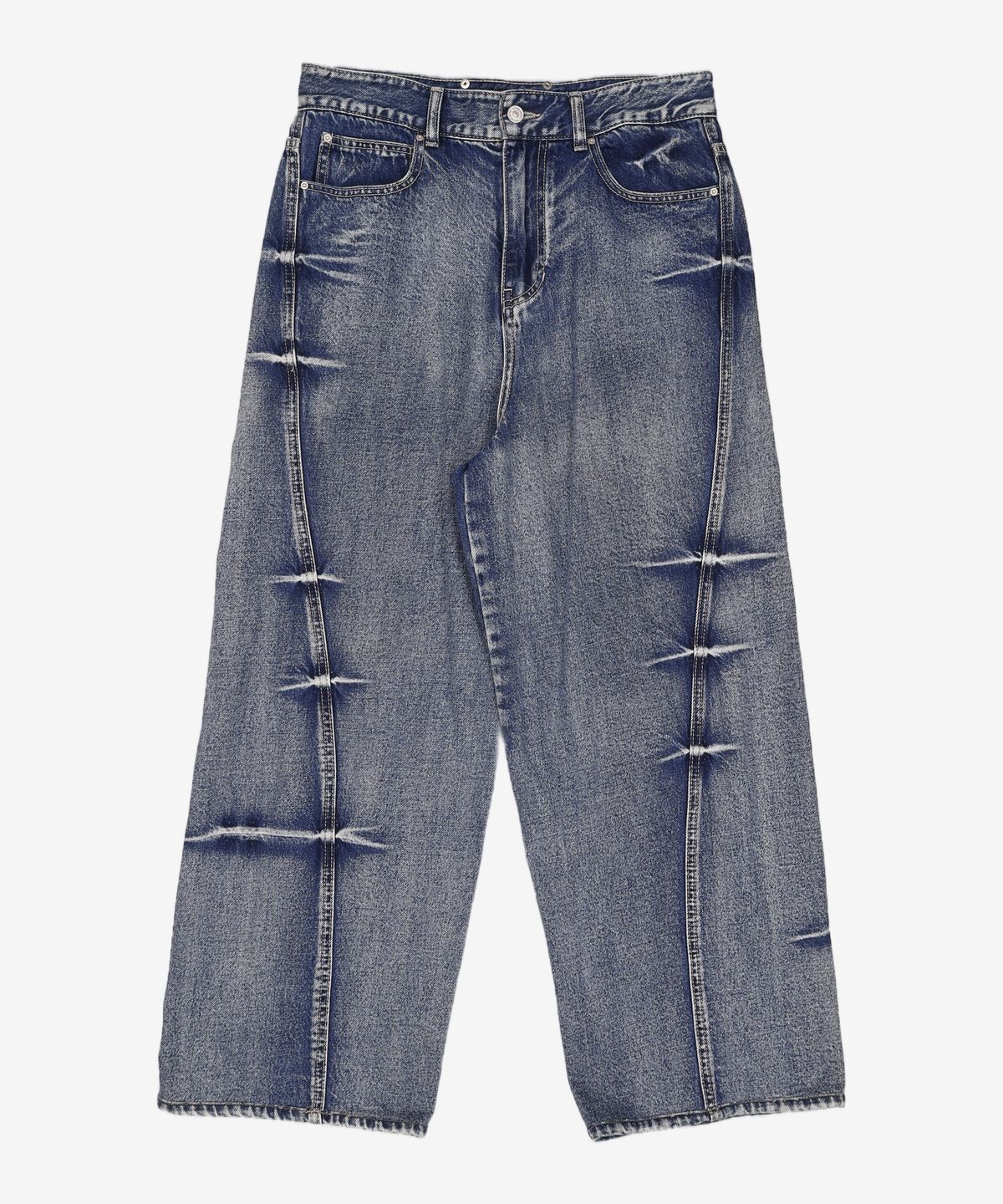 메종미네드(MAISON MINED) [SET] GRAPIC T-SHIRTS + PINCH DENIM PANTS 46