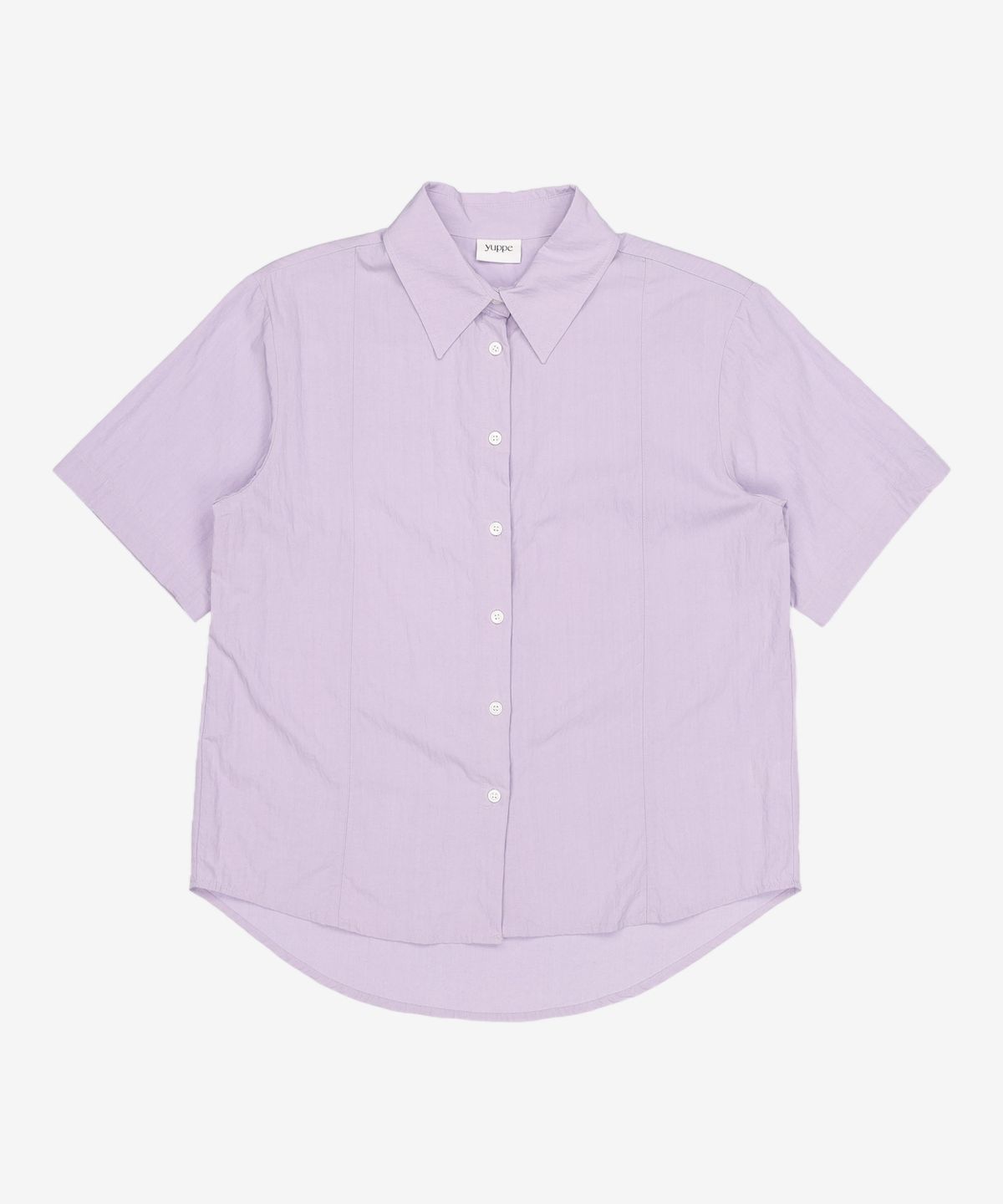 엽페(YUPPE) LINE RELAX SHIRT_LIGHT PURPLE FREE