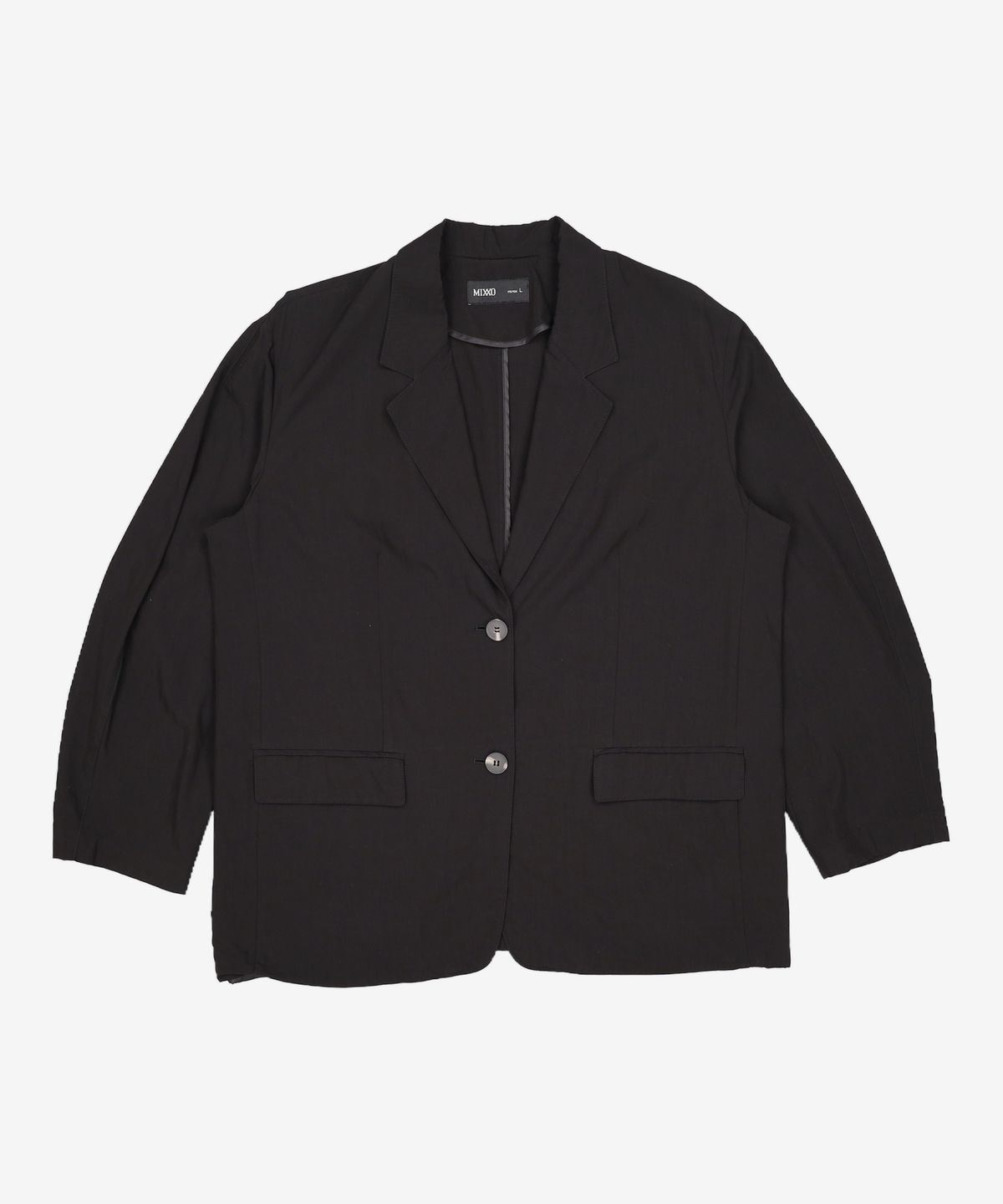 미쏘(MIXXO) 오버핏 화섬 자켓_MIWJKE509B L