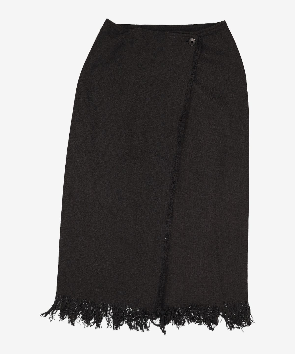 다이애그널(DIAGONAL) fringe tweed skirt L