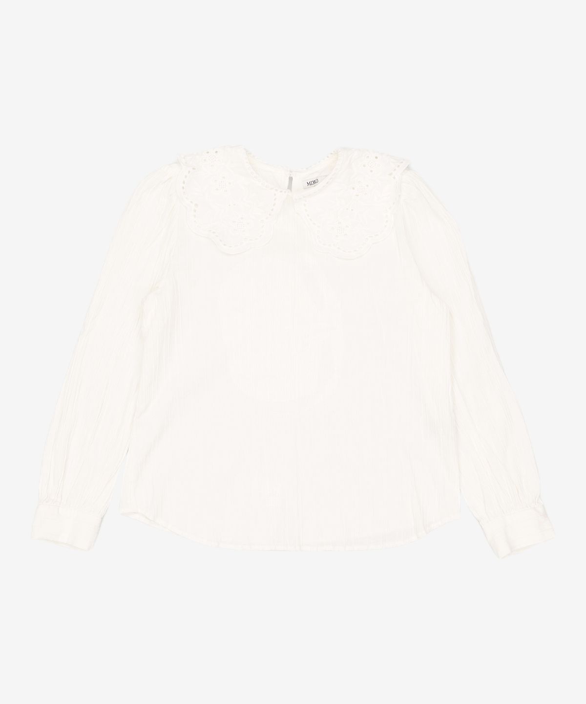 미쏘(MIXXO) 레이스카라 블라우스 MIWBLBT13G S