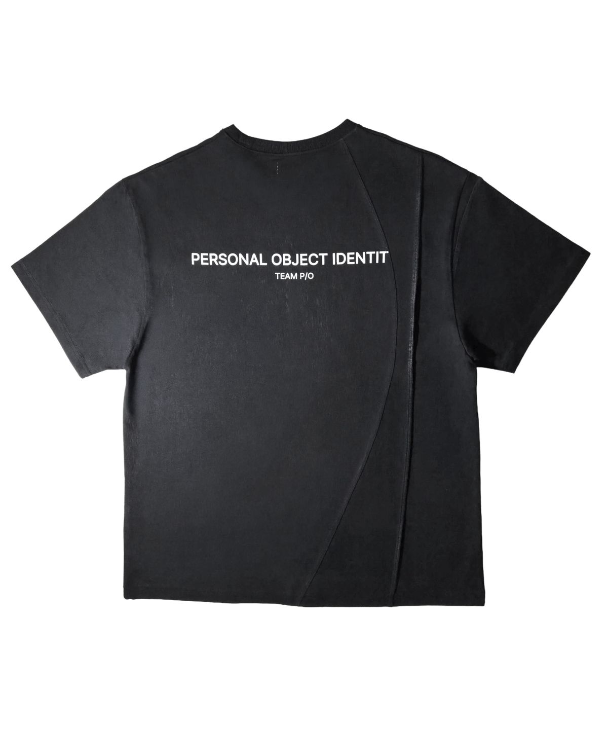 퍼스널오브젝트(PERSONALOBJECT) 커브 티 블랙