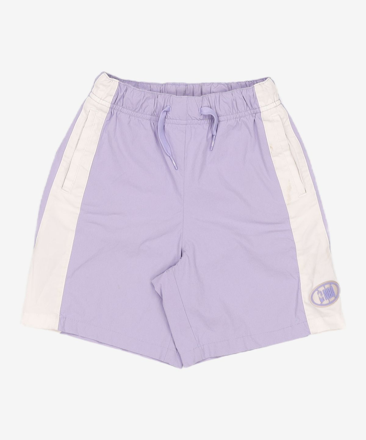 엔비에이 키즈(NBA KIDS) 스포츠 고신축 컬러블록 5부 숏츠(K232PT010P) 퍼플 120