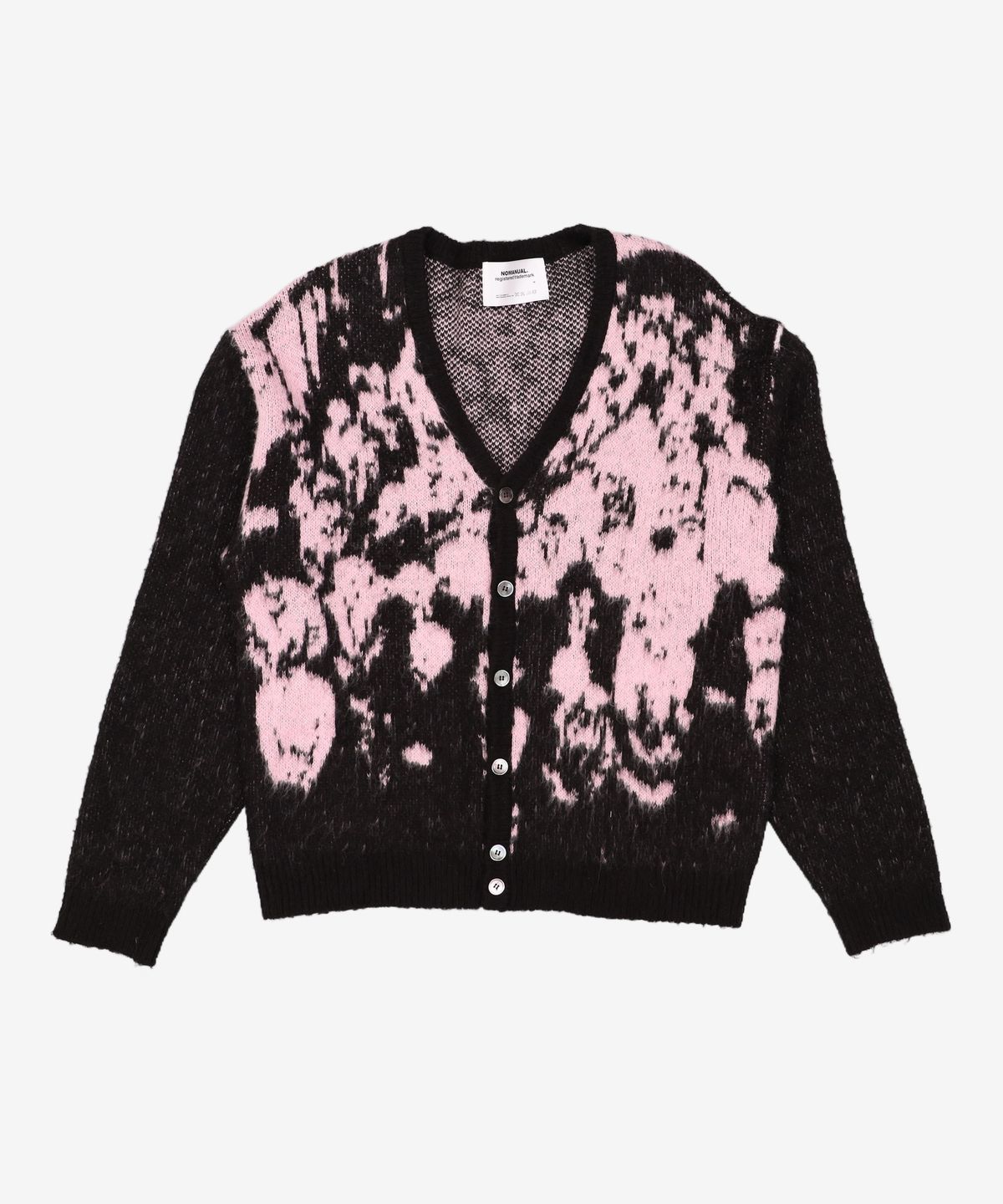 노매뉴얼(NOMANUAL) PPS HAIRY CARDIGAN - PINK M