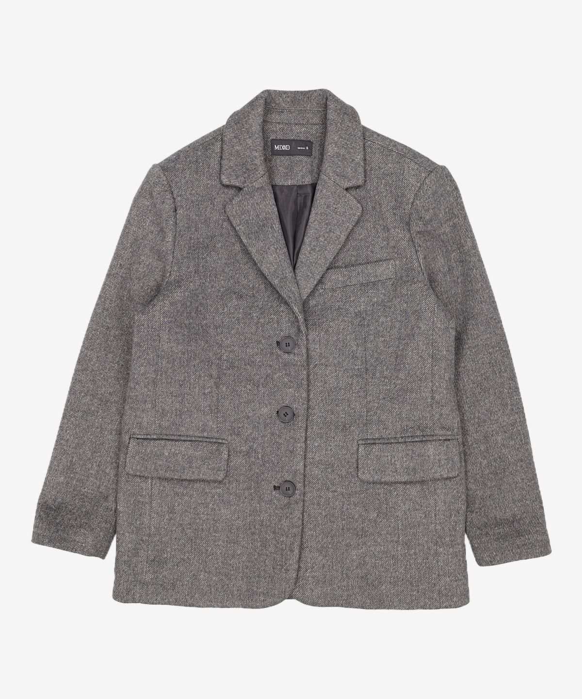 미쏘(MIXXO) 테일러드 싱글 오버핏 자켓 MIWJKC20PB S