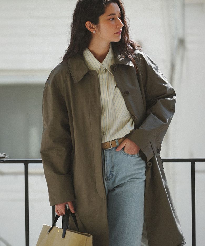 Tia trench Coat (Khaki)