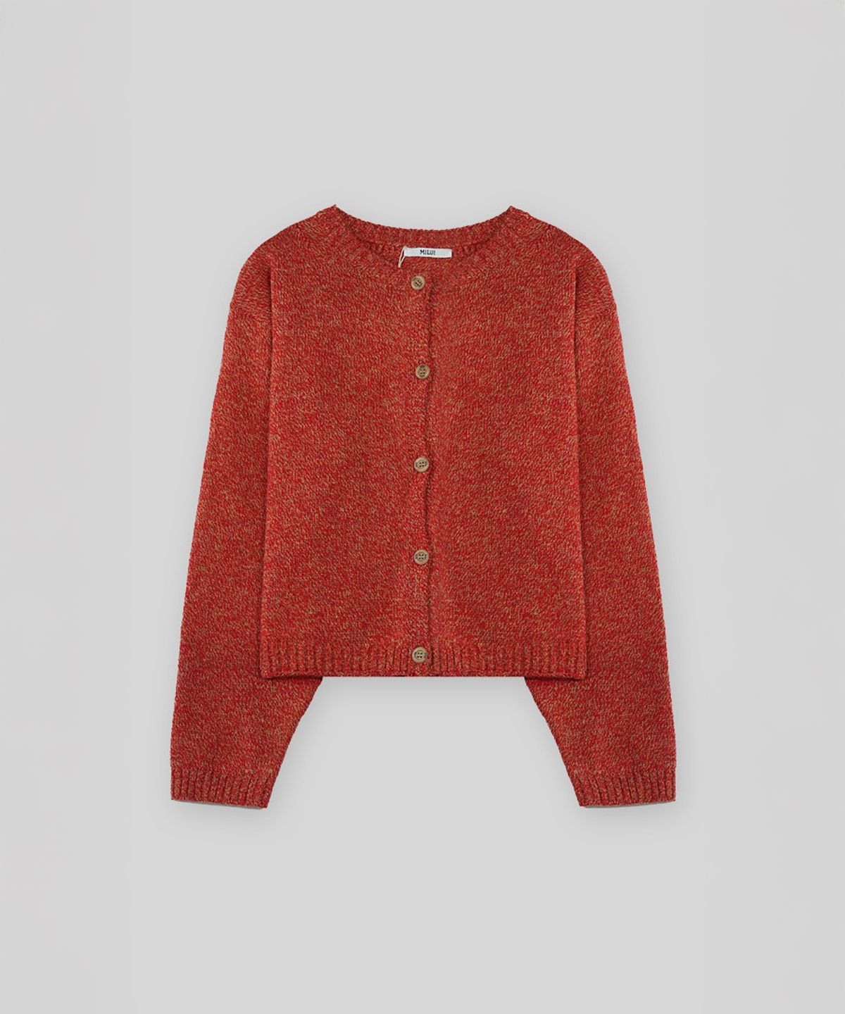 더밀루이(THEMILUI) Woolly Baby Alpaca Cardigan (Red)