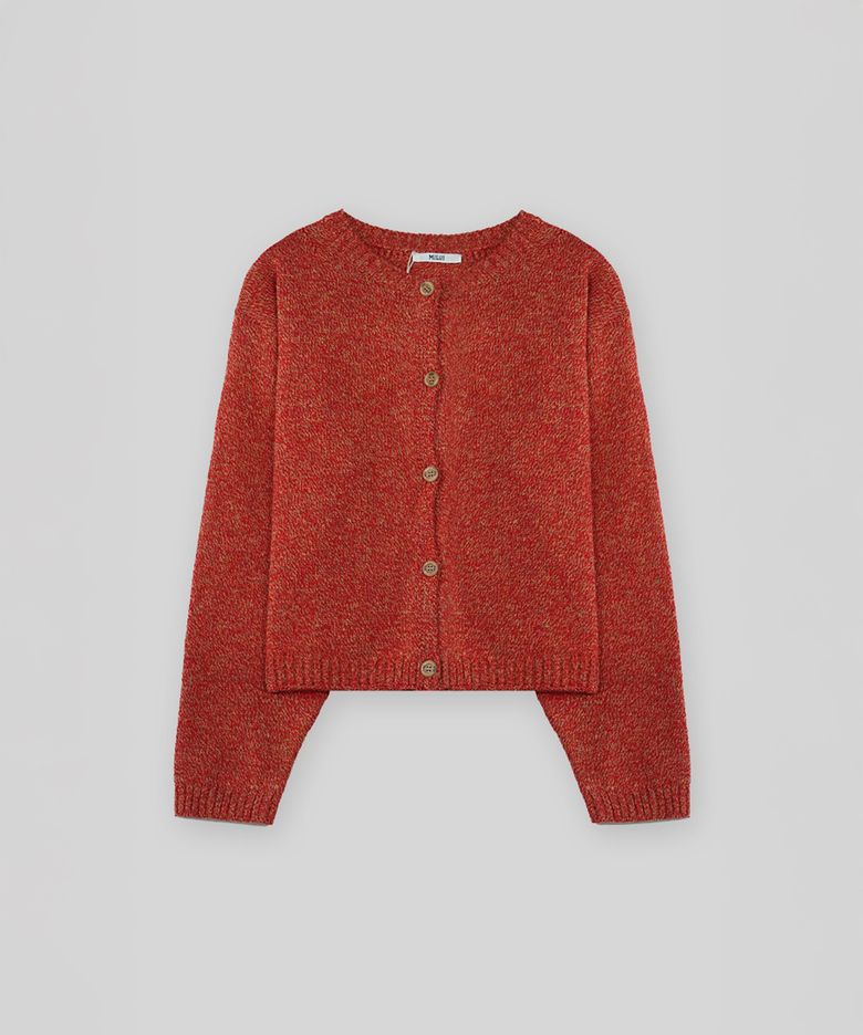 Woolly Baby Alpaca Cardigan (Red)
