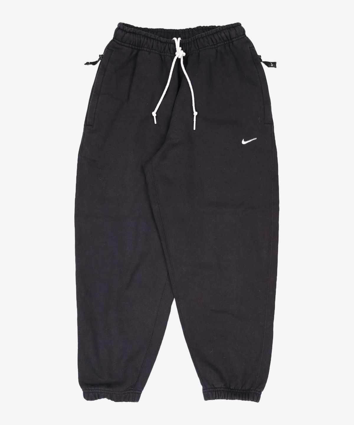 나이키(NIKE) 솔로 스우시 플리스 팬츠 M - 블랙:화이트 / DX1365-010 S