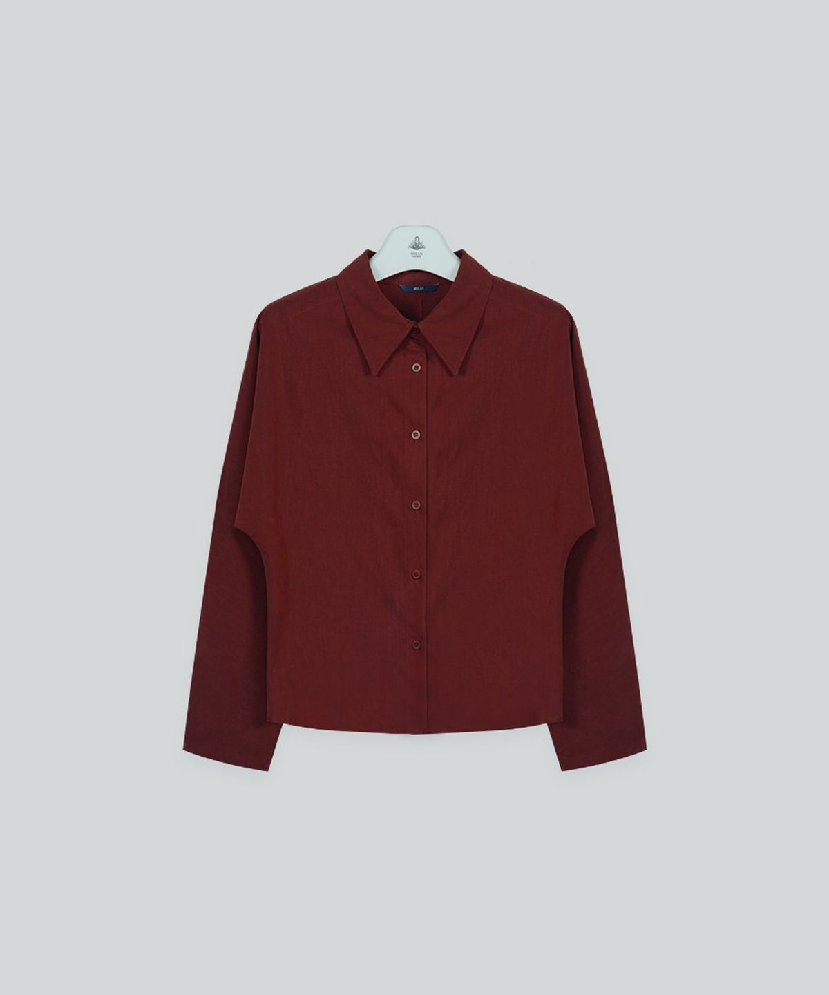 더밀루이(THEMILUI) Lenny Cara Shirt (Wine)