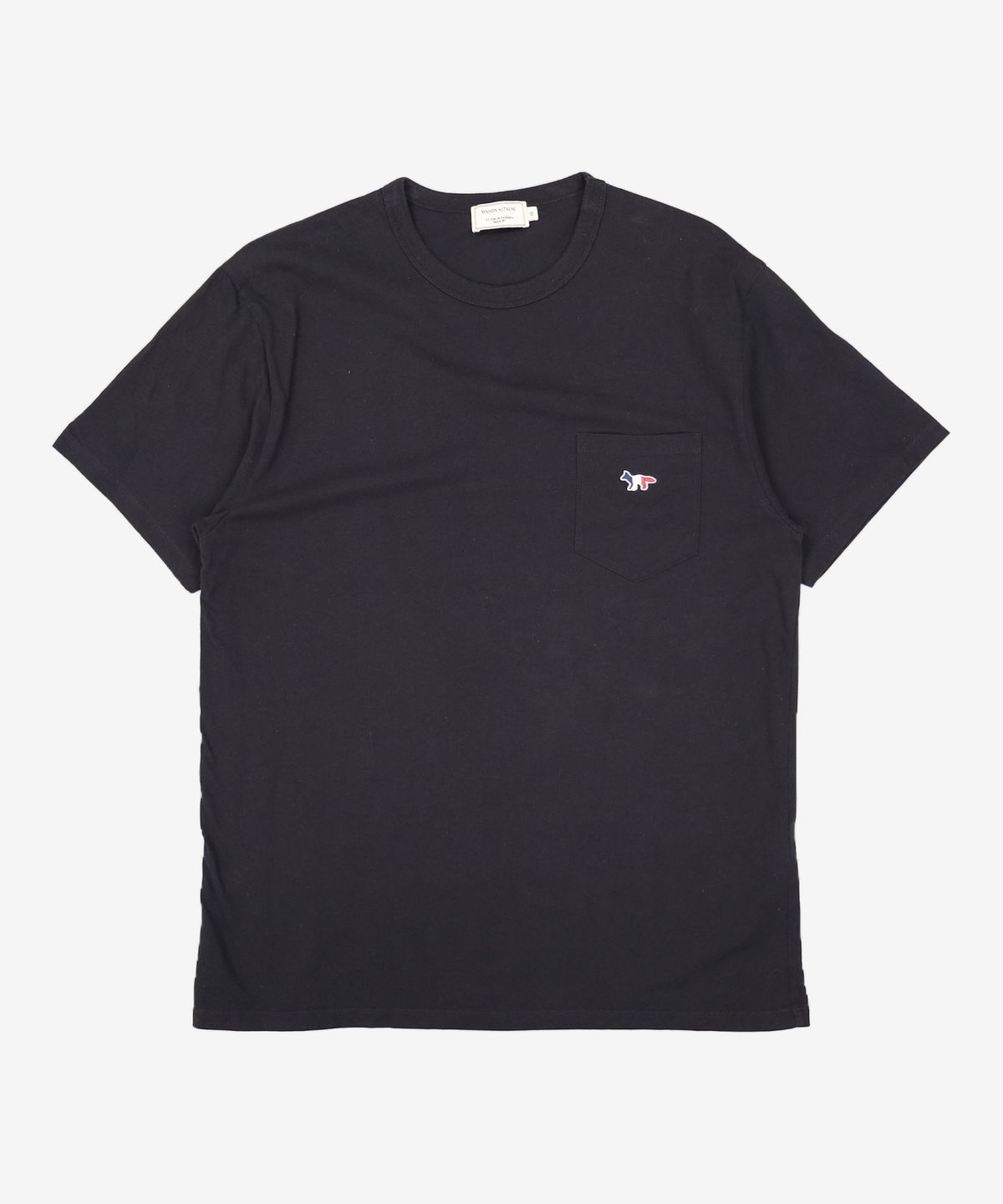 메종 키츠네(MAISON KITSUNE) 22SS 트리컬러 폭스 티셔츠 FM00120KJ0010 XL