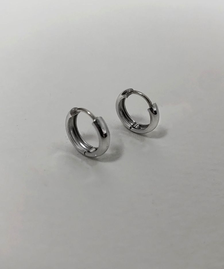 Silver Hoops