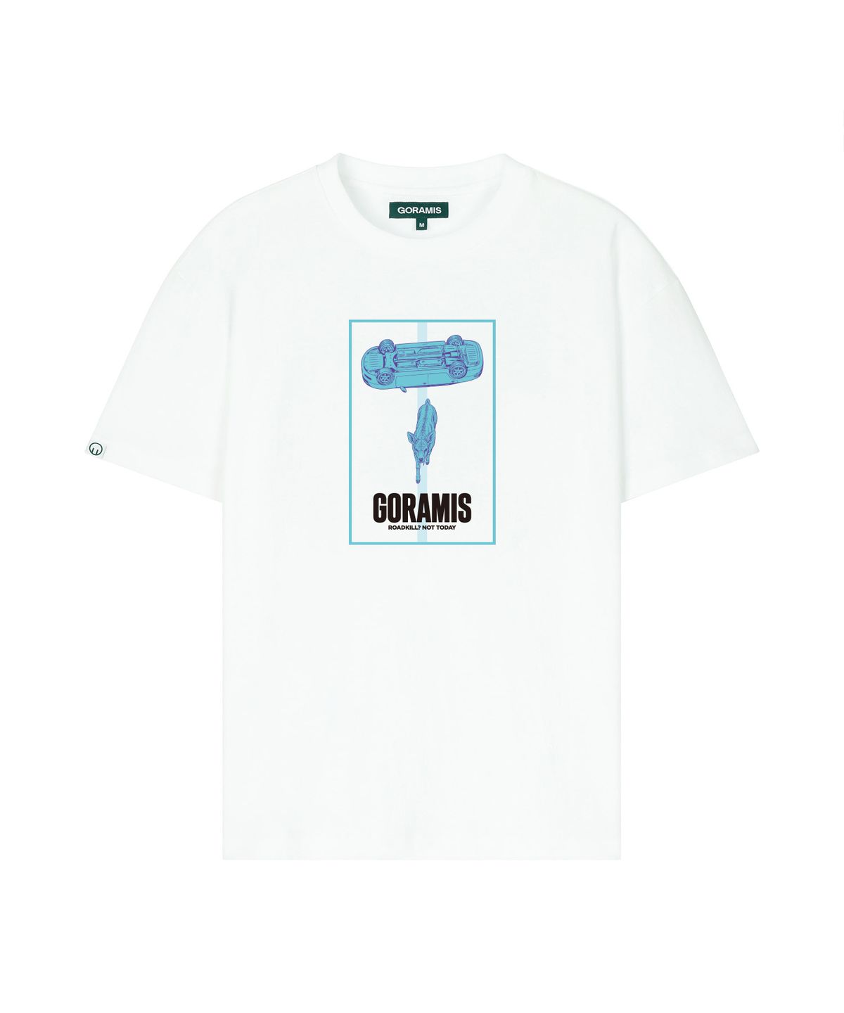 고라미스(GORAMIS) 고라키라 그래픽 티셔츠 [WHITE]