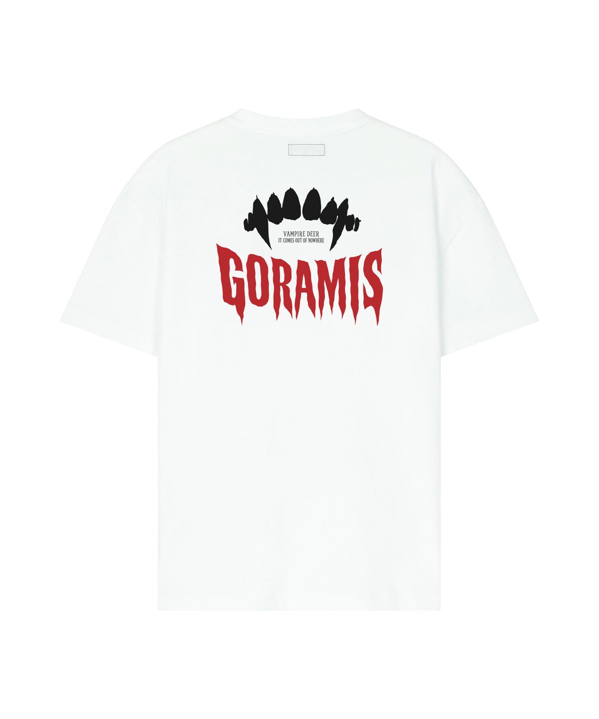 고라미스(GORAMIS) 뱀파이어 고라니 로고 티셔츠 [WHITE]
