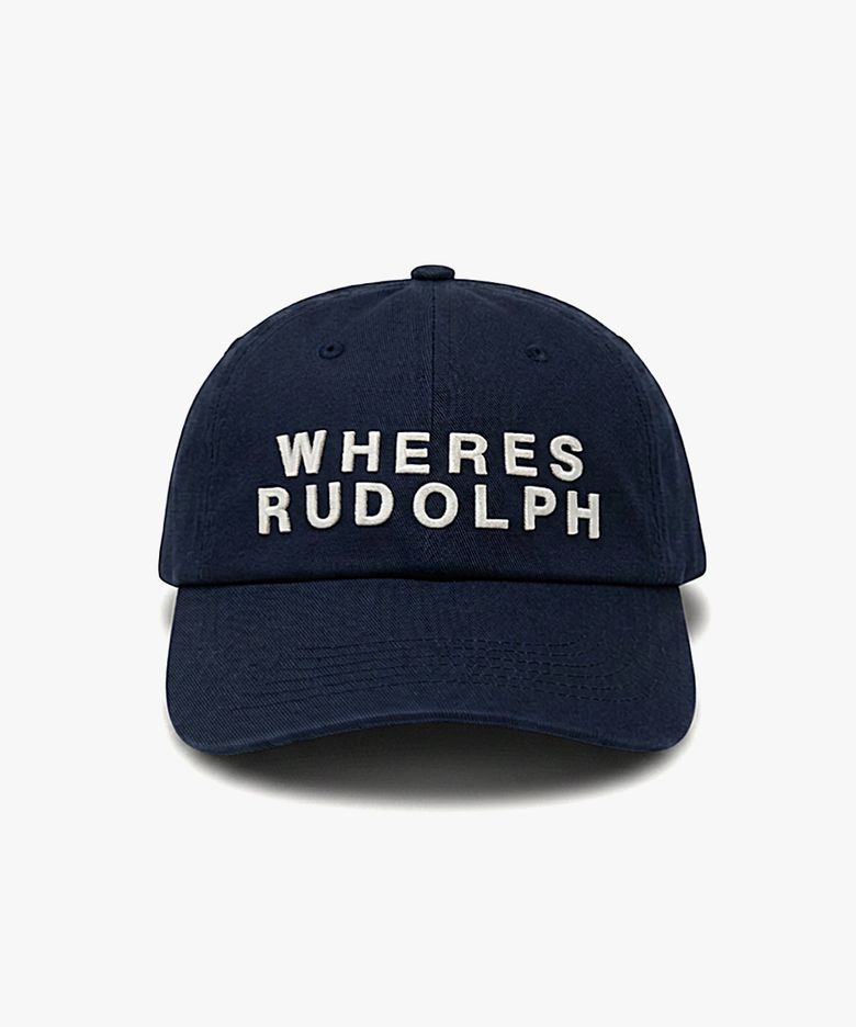 WHERES RUDOLPH 6Panel Cap_navy