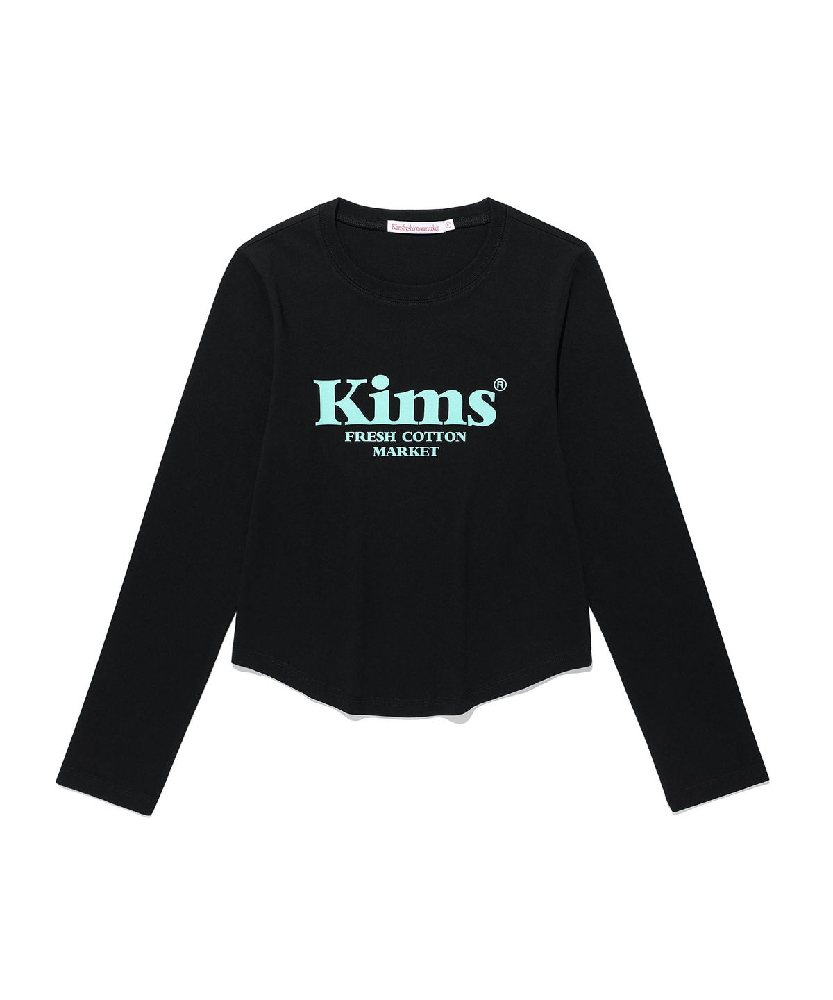 킴스 프레시 코튼 마켓(KIMS FRESH COTTON MARKET) Kims Bam Logo LS Tee Black(mint)