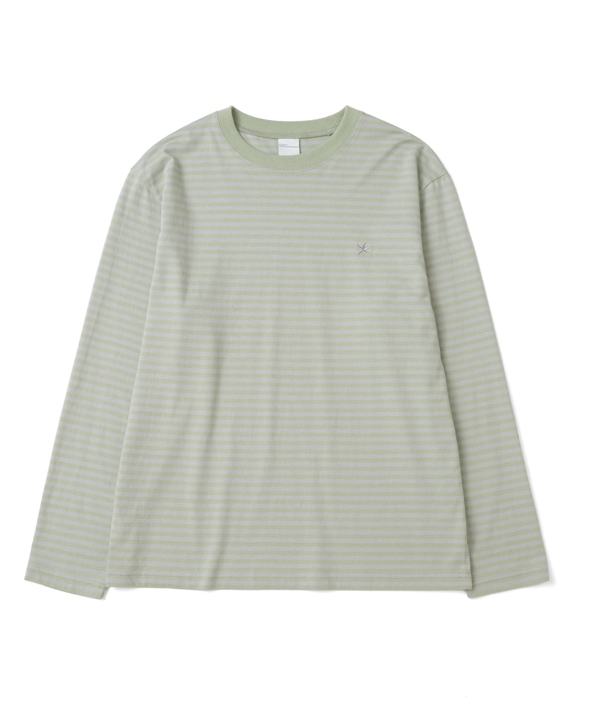 더콜디스트모먼트(THE COLDEST MOMENT) TCM mini logo stripe long sleeve (mint)