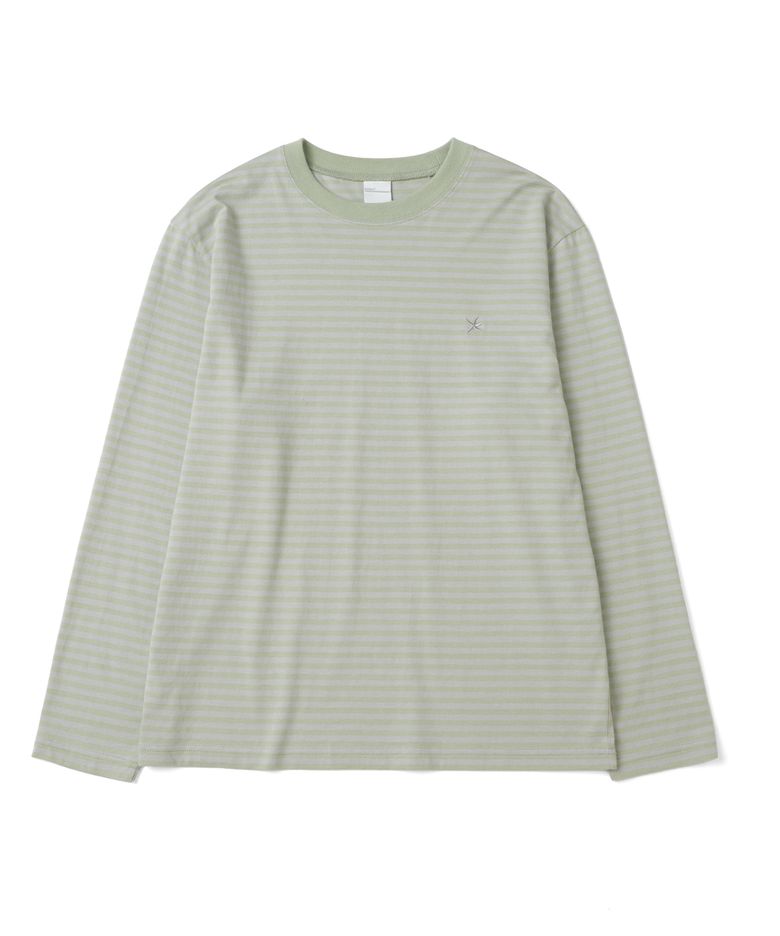 TCM mini logo stripe long sleeve (mint)