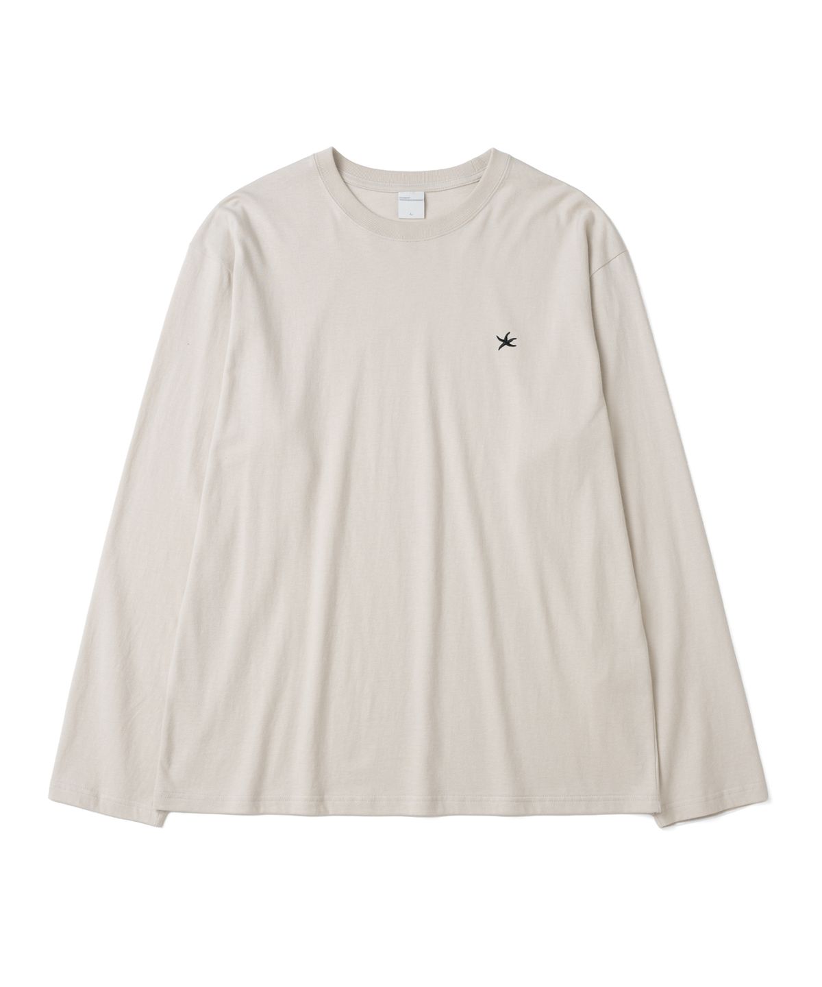더콜디스트모먼트(THE COLDEST MOMENT) TCM starfish mini logo long sleeve (beige)