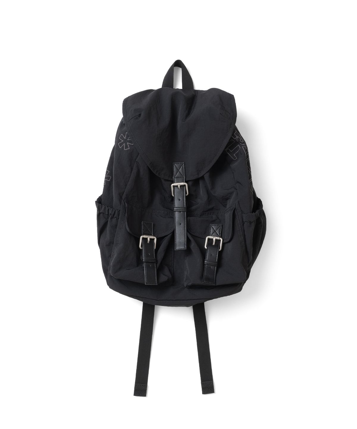 더콜디스트모먼트(THECOLDESTMOMENT) TCM nylon flap strap backpack (black)