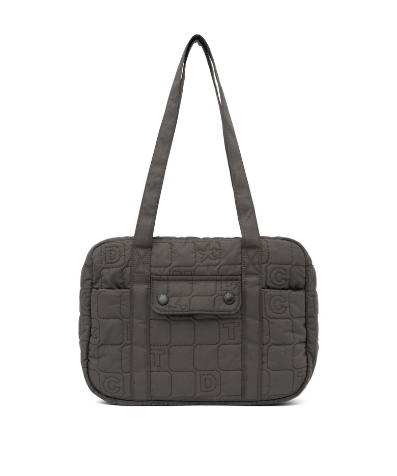 TCM tcdmt quilting shoulder bag (charcoal)